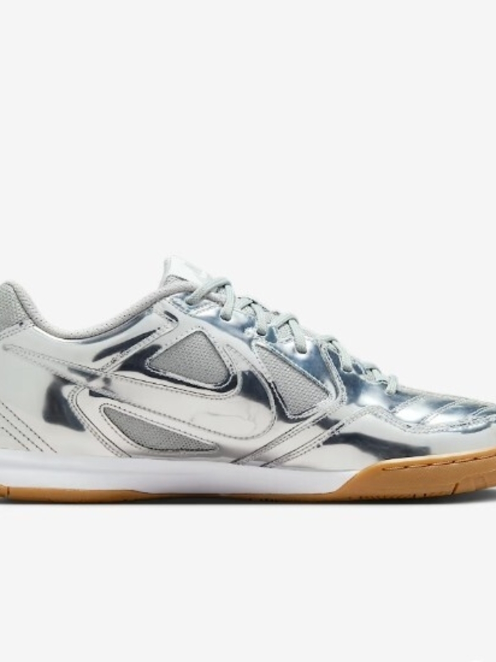 Size 7 - Nike Gato LV8 Chrome - IB3566-001 Metalic Silver Gum Sole